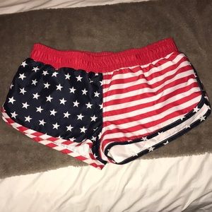 American Flag Shorts. Water shorts.